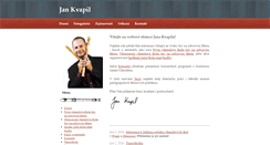 Desktop Screenshot of jankvapil.com