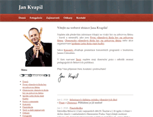 Tablet Screenshot of jankvapil.com